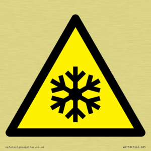 W010 Warning: Low temperature/freezing conditions